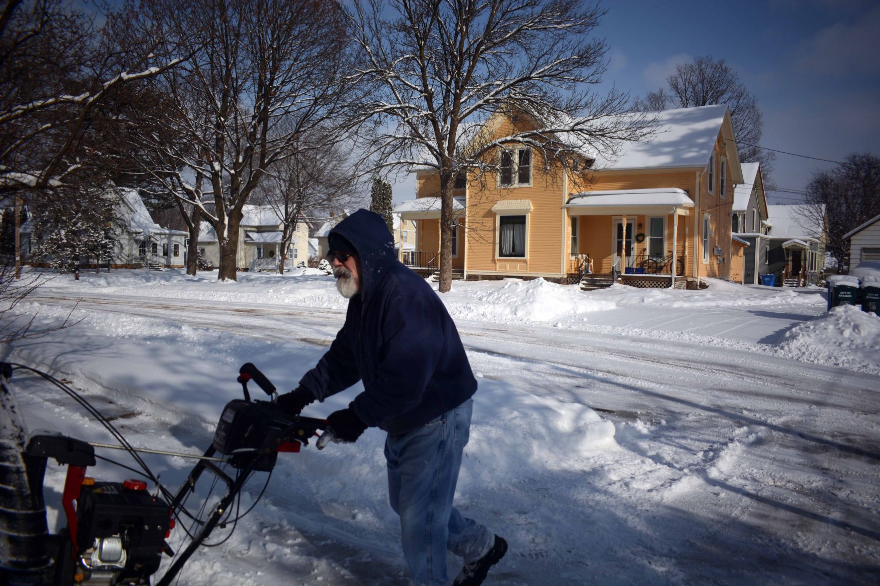 Snowstorm hits Baraboo, Jan. 23